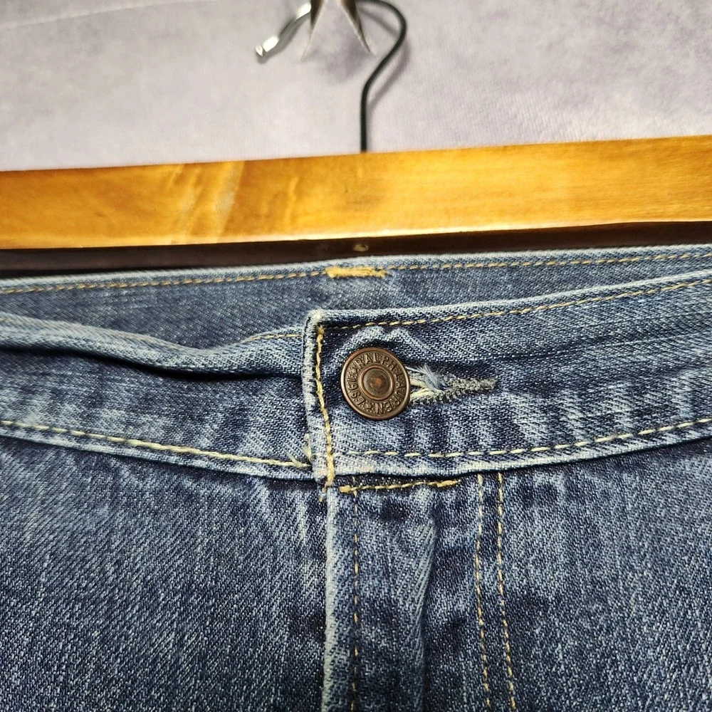 Polo Ralph Lauren Classic 867 Mens Blue Medium Wash Straight Leg Jeans 42x36